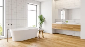 Selecting flooring for bathroom remodels